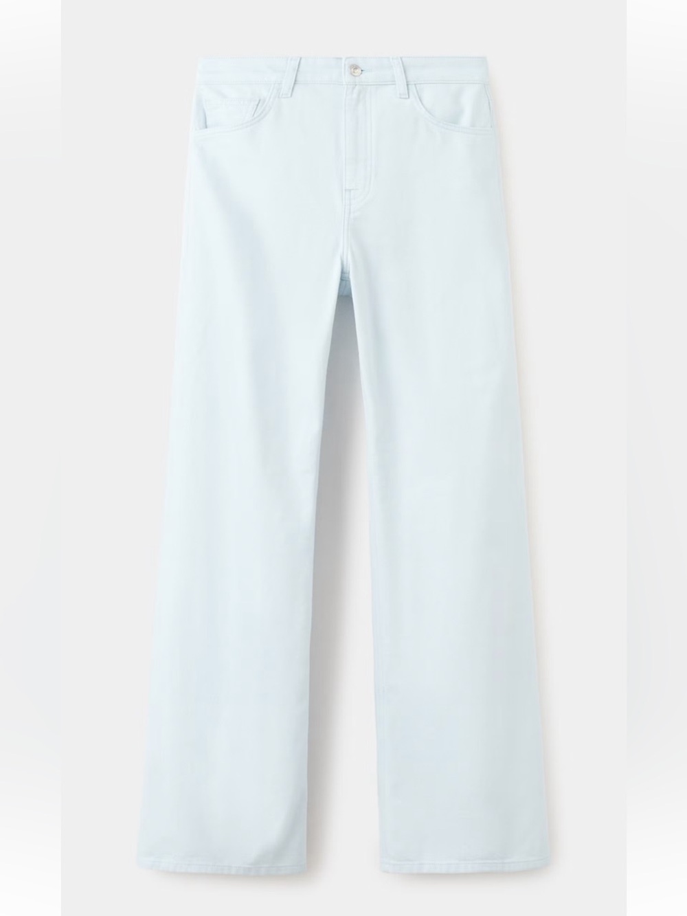 NWT Light Blue Women's Wide-Leg Jeans by Mango! Amazing color!